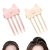 Heated Root Volumizer Clip, Hair Crown Lifting Styler Booster (2pcs) | 2-Temperature Control Hair Volume Tool for Fine & Thick Hair, Portable Type-C Rechargeable Styling Clip for Women
