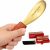 Copper Brass Gua Sha Muscle Scraper Tool with Wooden Handle – H62 Brass IASTM Soft Tissue Massage Tool for Fascia Release & Scar Tissue Relief – Deep Tissue Scraping Tool for Back & Body