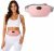 Heating Pad for Period Cramps, Portable Menstrual Heating Pad – White | Cordless Pink heating belt with 4 heat levels, 4 massage modes & rechargeable design for period pain relief