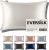 Mulberry Silk Pillowcase for Hair and Skin: 22 Momme 100% Pure Natural Silk Pillow Case with Hidden Zipper – 6A Grade Hypoallergenic Cool Pillow Cover for Sleep – 1 Pack White King Size with Gift Box