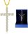 xiupen Moissanite Cross Necklace for Women Birthday Gifts for Wife Wedding Anniversary Jewelry for Her Christmas Mothers Day Gift for Mom Girlfriend