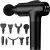 OLsky Massage Gun Deep Tissue 30 Speeds 9 Attachments Handheld (Black) | Electric Muscle Massager, High-intensity Percussion, Massage Device for Pain Relief, Quiet and Powerful, Ideal for Recovery