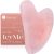 BAIMEI IcyMe Natural Rose Quartz Gua Sha Facial Sculpt Massage Tool-Pink | Guasha Tool for Face with Smooth Cool Texture & Ergonomic Design – Sculpt, Lift & Relieve Tension, Ideal Spa Gifts for Women