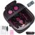 Collapsible Foot Bath, Foot Spa Bath Massager with Heat | Pedicure Foot Spa with Remote, Temp Control, Bubble, 3 Pedicure Attachments, Foot Soaking Tub for Stress Relief