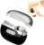 2026 New Electric Nail Clippers 2.0, 4 in 1 Electric Nail Trimmer and Polisher with Quick-Dry Light, Dual Grinding Heads with 2 Speeds, Low Noise Rechargeable Manicure Kit for Adults Seniors (Grey)