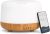 SPLITSKY 300ml Essential Oil Diffuser with Remote and 7-Color LED Light | Quiet ultrasonic aromatherapy diffuser with 2 mist modes, 2H and 4H timers, and waterless auto shut-off for bedrooms,offices.