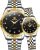 OLEVS Valentines Couple Watch Luxury Fashion His and Hers Wristwatch