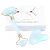 Jade roller and gua sha, facial roller, women’s skincare tool, self-care gift, face, eye, neck massager, relieves fine lines and wrinkles, aventurine, opal, rose quartz