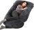 ALLOPERA U Shape Pregnancy Pillow – Full Body Maternity Pillow for Sleeping | Side Sleeper Support for Back, Belly, Hip & Leg, Pregnant Women, Removable & Washable Cover, Adjustable Fill, 57 Inch, Velvet