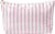 Large PVC Waterproof Striped Makeup Bag(04Pink Stripe) | Clear Coated, Easy to Clean Cosmetic Bags Travel Organizer Zipper Pouch Beach Vacation Essentials for Women Girls
