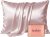 LYSHIN Pink Silk Pillowcase Standard Size with Hidden Zipper | 19 Momme Mulberry Silk Pillow Cases for Skin and Hair, Anti-Acne, Hypoallergenic, Cooling, Beauty Sleep, Gifts for Women