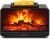 Flame Fireplace Wax Melt Warmer,Scentsy Wax Warmer with Timer, Electric Wax Warmer for Scented Wax with PTC Heating Plate, Wax Burner for Women Gifts & Home Decor(Black)