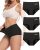 Period Underwear for Women, Leakproof Cotton Menstrual Panties | Soft breathable cotton fabric, absorbent gusset, comfortable high waist fit, gentle stretch fit, washable reusable design
