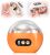 2026 New Electric Nail Clippers 2.0, 4 in 1 Electric Nail Trimmer and Polisher with Quick-Dry Light, Dual Grinding Heads with 2 Speeds, Low Noise Rechargeable Manicure Kit for Adults Seniors (Orange)