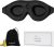 ALASKA BEAR Sleep Mask Memory Foam Contoured Eye Cups for Women and Men, Soft 3D Blackout Eye Mask for Sleeping No Pressure on Eyelids and Eyelashes Protection, Earplugs Set, Black