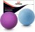 2 Pack Massage Lacrosse Ball Set Deep Tissue Massage Balls for Myofascial Release, Muscle Knot & Trigger Point Therapy – High Density TPE & Natural Rubber for Foot, Back & Shoulder Pain Relief