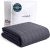 YnM 15lbs Weighted Blanket for Adults, Heavy Bed Throw Blanket with Cooling Glass Beads for All Season Use, Ideal for ~140lbs (48×72 Inches, Twin/Full, Dark Grey)