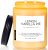 M&SENSE Lemon Vanilla Home Scented Candles, 19.4oz Natural Soy Wax, 110H | Large Long Lasting, Organic Non Toxic, Citrus Scent for Relaxation Odor Eliminating, Housewarming Fragrance for Men Women