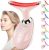 Facial Massager Red-Light-Therapy-for-Face and Neck, Face 𝖲 culpting Wand with 7 Color (Bright Pink)
