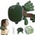 Neck and Shoulder Massager,Portable Shiatsu Back Massage Hand-Shaped Deep Tissue 4D Kneading Massager with Heat for Pain Relief and Muscle Relax,Gifts for Women Men,(Green)