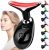 Facial Massager Red-Light-Therapy-for-Face and Neck, Face 𝖲 culpting Wand with 7 Color (Bright Black)