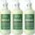 Village Naturals Therapy Muscle Shea Butter Lotion, Eucalyptus Mint Scent, 16 fl oz, Pack of 3