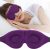 ZGGCD Sleep Mask for Side Sleeper, Light Blocking Eye Mask for Women Men | 3D Contoured Night Blindfold, Luxury Sleeping Eye Cover, Adjustable Strap, Eyeshade for Travel Nap, Flight Essentials, Purple