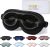 ZIMASILK Adjustable 22 Momme 100% Pure Mulberry Silk Sleep Mask | 3D Contoured Cup Eye Mask, Soft Breathable Blindfold for Women Men, Perfect Blocks Light for Sleeping (Black)