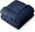 Bare Home Weighted Blanket All-Natural 100% Cotton with Nontoxic Glass Beads 60″x80″ 17lbs, Dark Blue | Queen Size for Adults, All-Natural 100% Cotton, Premium Heavy Blanket Nontoxic Glass Beads