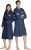 AW BRIDAL Mr and Mrs Waffle Knit Robe Set for Wedding Engagement Gifts | His and Hers Anniversary Matching Bathrobes for Couples, Bridal Shower Gifts for Bride and Groom, Newlywed, Women and Men