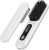 NUMOYA Go Brush Pro Portable Cordless Hair Straightener Brush, Rechargeable MCH Fast Heating for Women Travel (White)