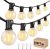 LACHON Outdoor String Lights Waterproof 200 FT with 100 G40 IP65 Bulbs | Dimmable,Connectable,Shatterproof,2700K Warm White,Perfect For Any Outdoor Space,Patio,Backyard,Cafe,Bistro,Porch,Market