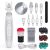 PELCAS Electric Nail File, Manicure and Pedicure Kit 5 Speeds & LED Light | Cordless Nail Drill, Toenail Grinder for Thick Toenails, Dremel Tool Kit for Human, Pet, Toenails, Natural & Acrylic Nails