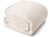 Whale Flotilla Soft Fleece Queen Size Bed Blanket, Ivory | 90×90 Inch, Suitable for Bed, Fluffy Fuzzy Jacquard Blankets for All Season, Lightweight and Cozy