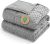 15lbs Weighted Blanket for Adults, 60″x80″ Queen Size Heavy Blankets | Soft Raised Minky Dot Texture, Reversible Cooling & Cozy for All Seasons, 7-Layer Design for Even Weight, Machine Washable