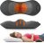 3-in-1 Electric Lumbar Support Pillow with Heat, Vibration,Traction | Triple Fusion Back Massager for Bed or Chair, Lumbar Support Cushion for Lower Back Comfort & Spine Support, Dark Gray