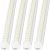 AQIQUUT Led Shop Light,3FT Led Lights 36W 6500K 5000LM Daylight,Led Shop Light 3FT 110V Linkable Clear Cover Integrated V-Shape for Shop Garage Warehouse Workbench Workshop(4-Pack