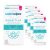 WaterWipes Sensitive Feminine Wipes, 99.9% Purified Water, pH Friendly for Daily Intimate Care, Gynecologist Approved, Fragrance Free, 112 Count (4 Packs)