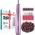 COSLUS C40 Electric Nail Drill Professional, Precise Dial Speed Control | Nail File Machine for Acrylic Gel Dip Powder Removal, Compact Manicure Tools, Beginner-friendly Polishing Set, Home
