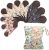 Teamoy Reusable Menstrual Pads, Cloth Sanitary Pad, Panty Liners, Jungle | Washable, Super-Absorbent, Soft and Comfortable, 10 Pcs Pad with 1 Wet Bag, 3pcs×7.9″+4pcs×10″+3pcs×11.6″