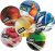 ONE Flavor Waves, Assorted Flavored Lubricated Latex Condoms with Brass Pocket Case, 24 Count