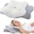 DONAMA Contour Cervical Neck Pillow for Neck Pain Relief | Queen,Ergonomic Dual-Height,Odorless Memory Foam,Side/Back/Stomach Sleepers,Cooling Hypoallergenic Cover,OEKO-TEX Certified