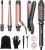 Wavytalk 5 in 1 Curling Iron with Thermal Brush,Flat Iron,Versatile Styling | Interchangeable Curling Iron Set(0.5”-1.25″), Ceramic Curling Iron, Less Damage, Fast Heating Wand Curling Iron, Dual Voltage