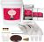 Falling in Art Hand Casting Kit Couples – Keepsake Plaster Hand Mold Kit | for Family, Kids, Adults with Large Bucket, Gloves, Powder Materials, Color Paints, Wooden Base, Valentine’s Day gift