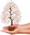 Crocon® Rose Quartz Crystal Tree of Life Love & Self-Care Healing Crystals | Positive Energy, Feng Shui Money Tree, Pink Home Room Decor, Birthday Gifts for Women, Mom, Sister, Girlfriend & Her