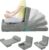 HOMBYS Pro Meditation Cushion Set with Adjustable Back Support, Large 3-in-1 Floor Sitting Chair for Yoga & Meditation, Extra Thick Yoga Pillows for Adults with Knee Support, Grey