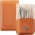 MR.GREEN 3pcs Nail Clippers Set, Anti Splash Excellent Quality Nail Cutter | German Stainless Steel, 2 Nail Clippers+Nano File, Unique Catcher, Exquisite Leather Case, for Men Women Home Travel Gift