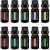 Pure Daily Care Aromatherapy Top 10 Essential Oil Set – Therapeutic Grade Single Ingredient Oils – Uplift Mind, Body and Spirit – 10 x 10 Ml Bottles – No Fillers & No Additives