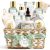 Birthday Gifts for Women Spa Gift Baskets Bath Set for Women Self Care Kit | Bergamot Jasmine Bath and Body Kit Care Package, Christmas Anniversary Gifts for Women Mom Her Wife Girlfriend Friend Sister