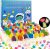 Bath Bombs for Kids with Surprise Toy Inside, 42 Pack Kids Bath Bombs Gift Set with 34 Glow-in-The-Dark Toy & 8 Sea Animal Toy Inside, Organic Bubble Fizzy for Boys and Girls.